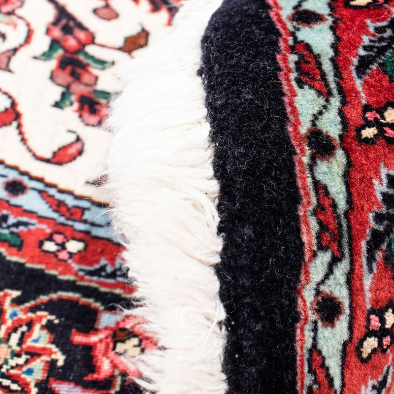 Alfombra persa - Bidjar redondo  - 150 x 150 cm - rojo oscuro