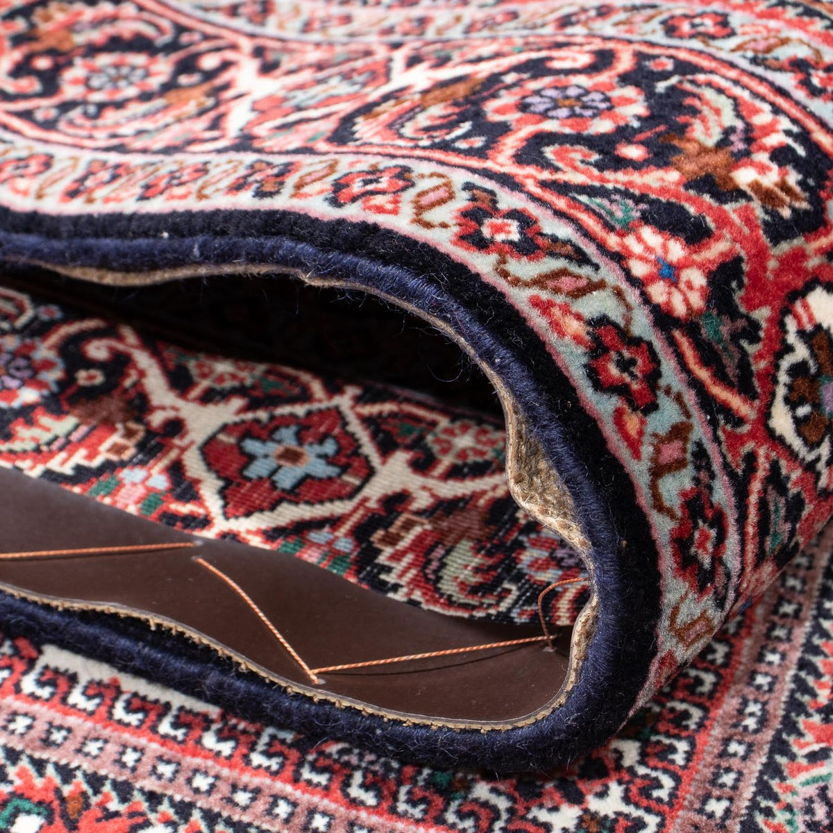 Alfombra de pasillo Alfombra persa - Bidjar - 295 x 84 cm - beige