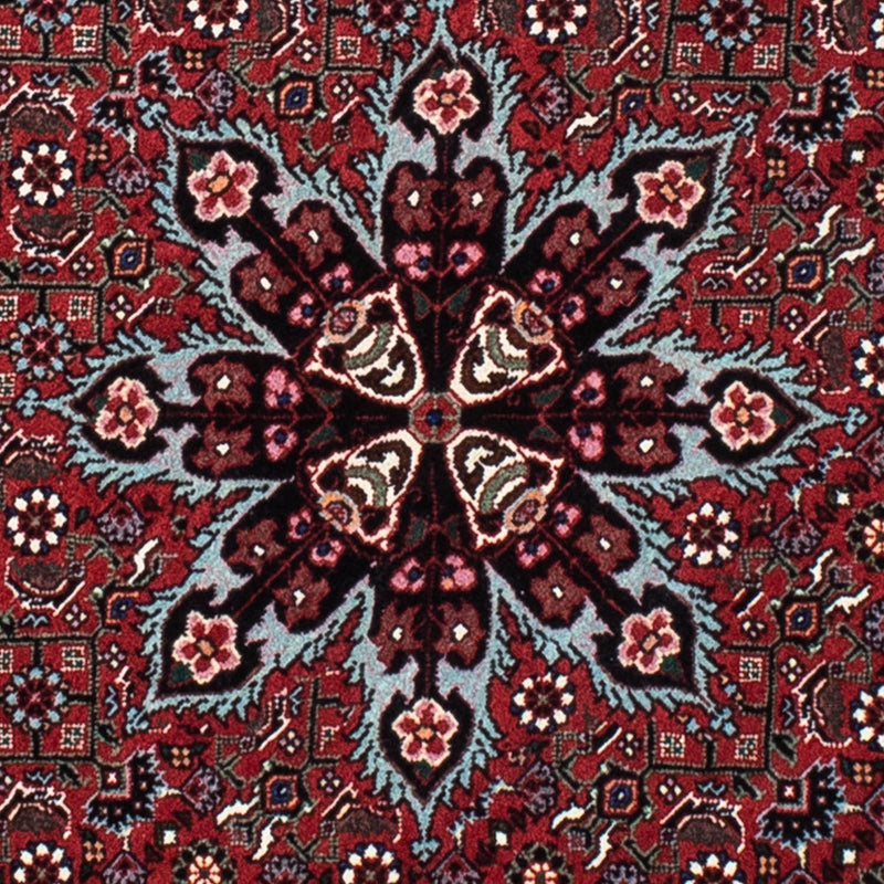 Alfombra persa - Bidjar redondo  - 120 x 120 cm - rojo oscuro