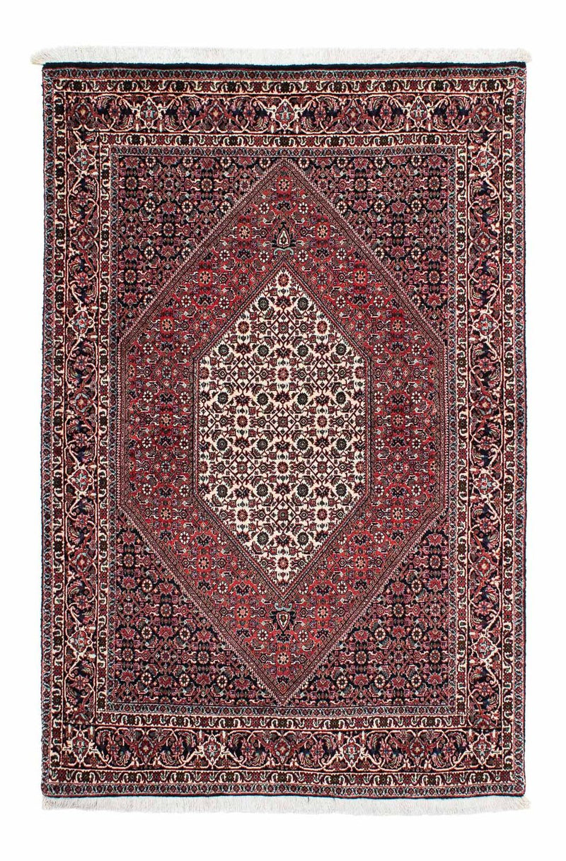 Alfombra persa - Bidjar - 194 x 132 cm - azul oscuro