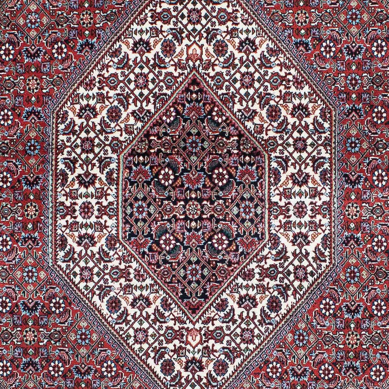 Alfombra persa - Bidjar - 209 x 132 cm - rojo claro
