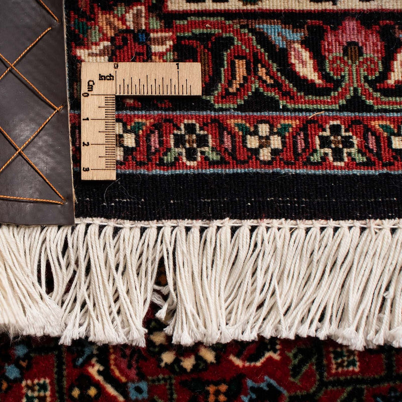 Alfombra persa - Bidjar - 263 x 204 cm - rojo oscuro