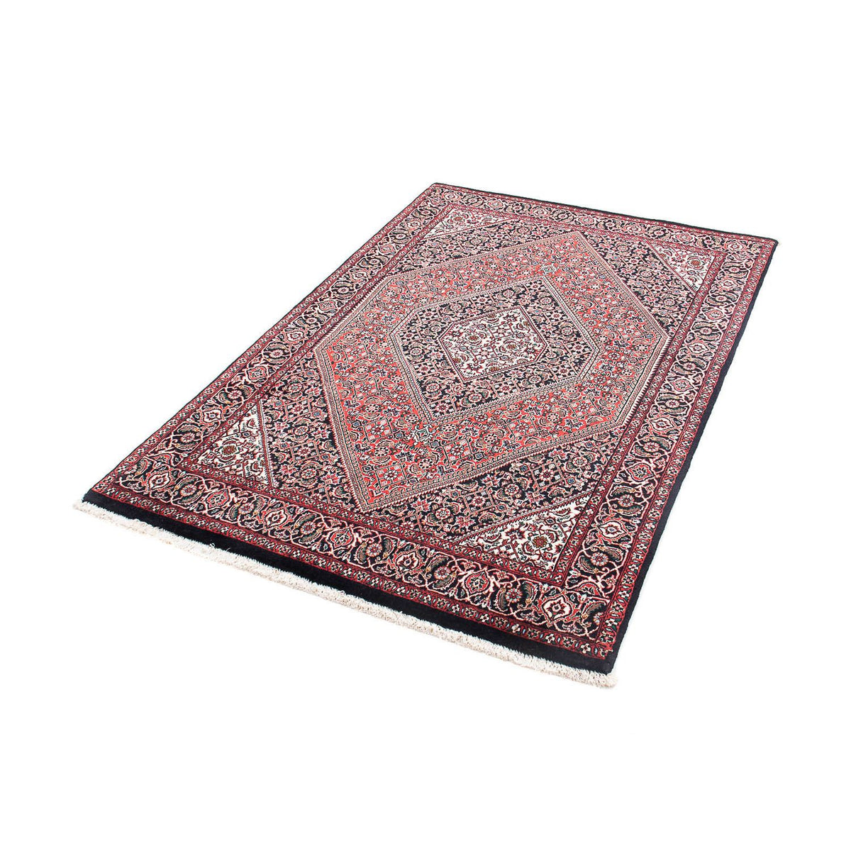 Alfombra persa - Bidjar - 169 x 111 cm - rojo