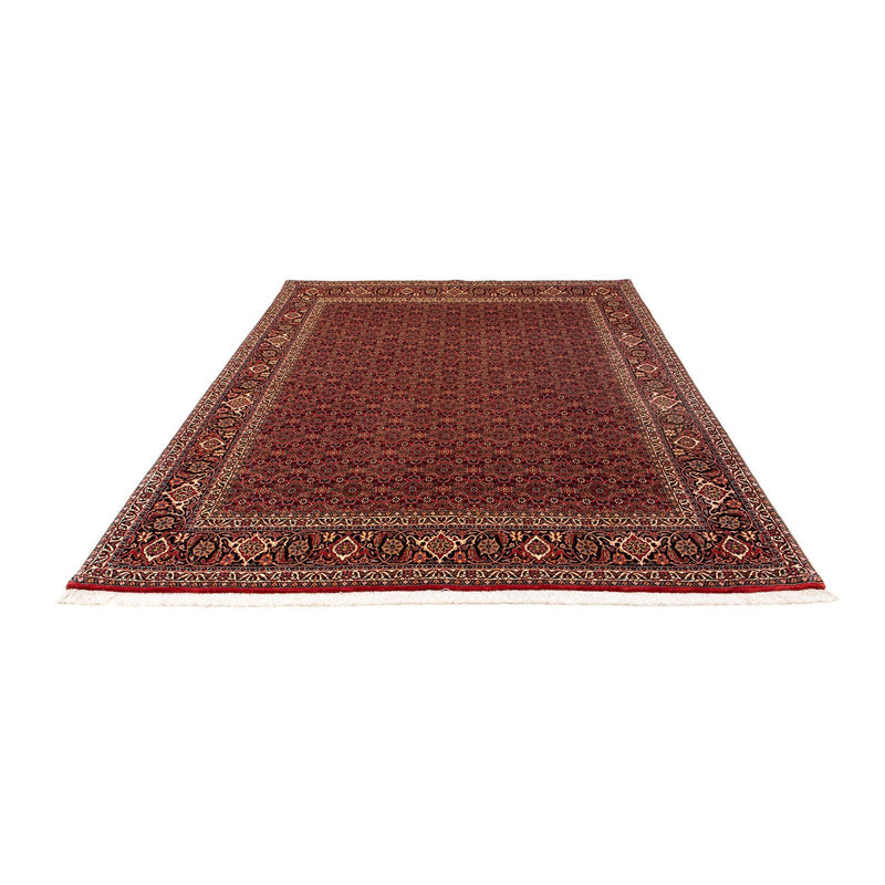 Alfombra persa - Bidjar - 256 x 202 cm - rojo oscuro