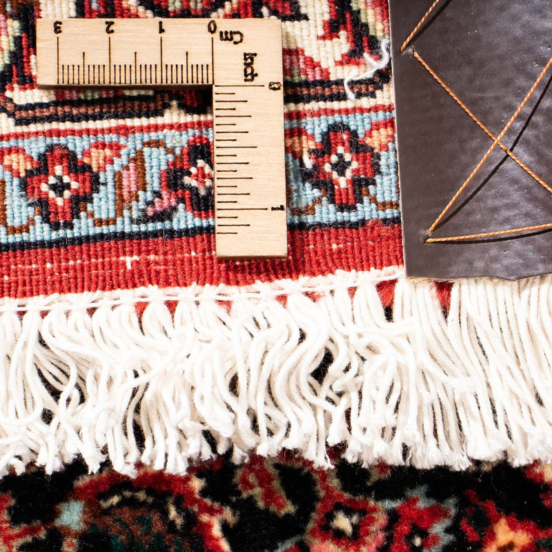 Alfombra de pasillo Alfombra persa - Bidjar - 198 x 74 cm - rojo oscuro