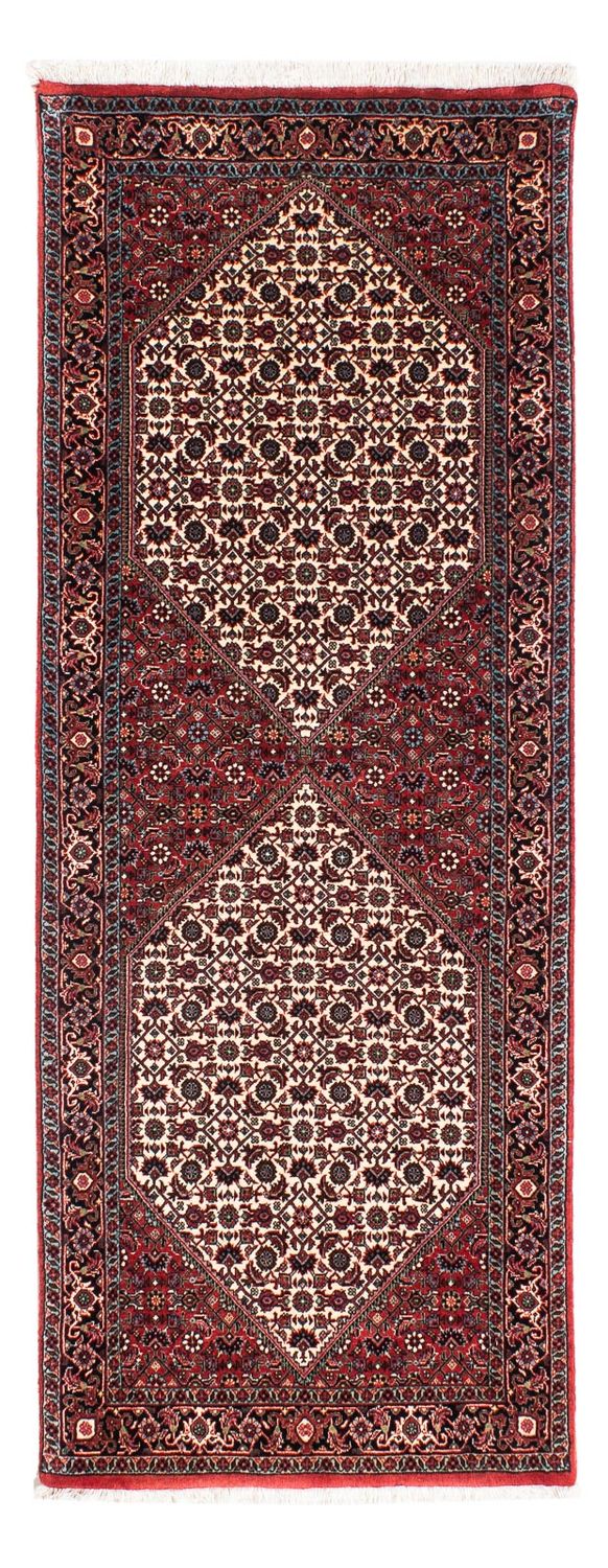 Alfombra de pasillo Alfombra persa - Bidjar - 188 x 73 cm - rojo