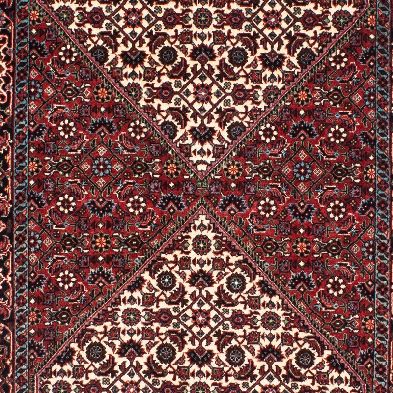 Alfombra de pasillo Alfombra persa - Bidjar - 188 x 73 cm - rojo