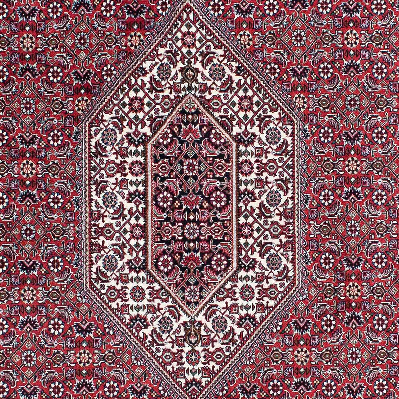 Alfombra persa - Bidjar - 210 x 131 cm - rojo claro