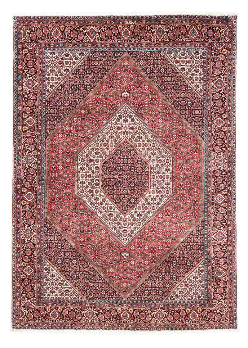 Alfombra persa - Bidjar - 233 x 168 cm - rojo claro