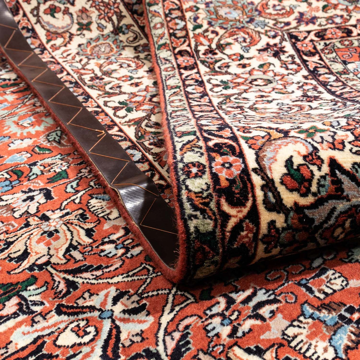 Alfombra persa - Bidjar - 282 x 198 cm - rojo