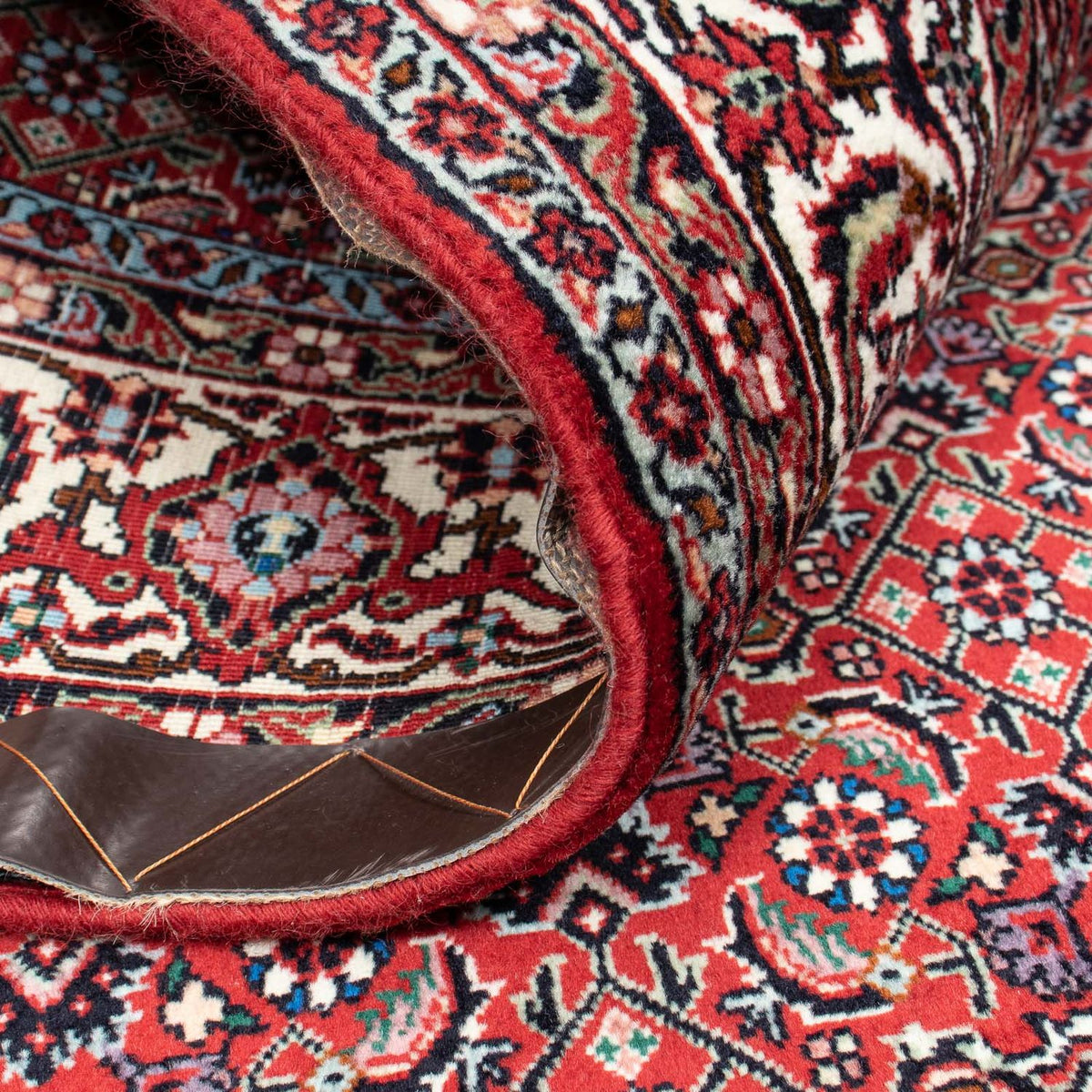 Alfombra persa - Bidjar - 214 x 131 cm - rojo