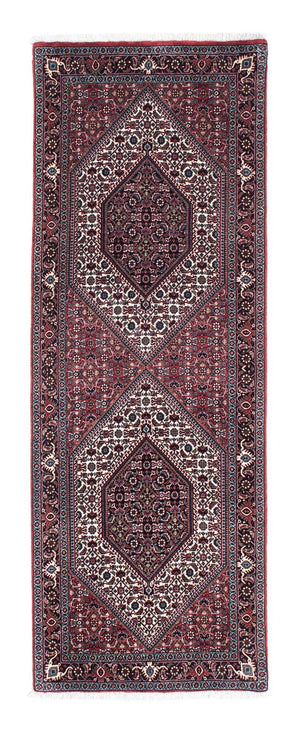 Alfombra de pasillo Alfombra persa - Bidjar - 201 x 74 cm - rojo