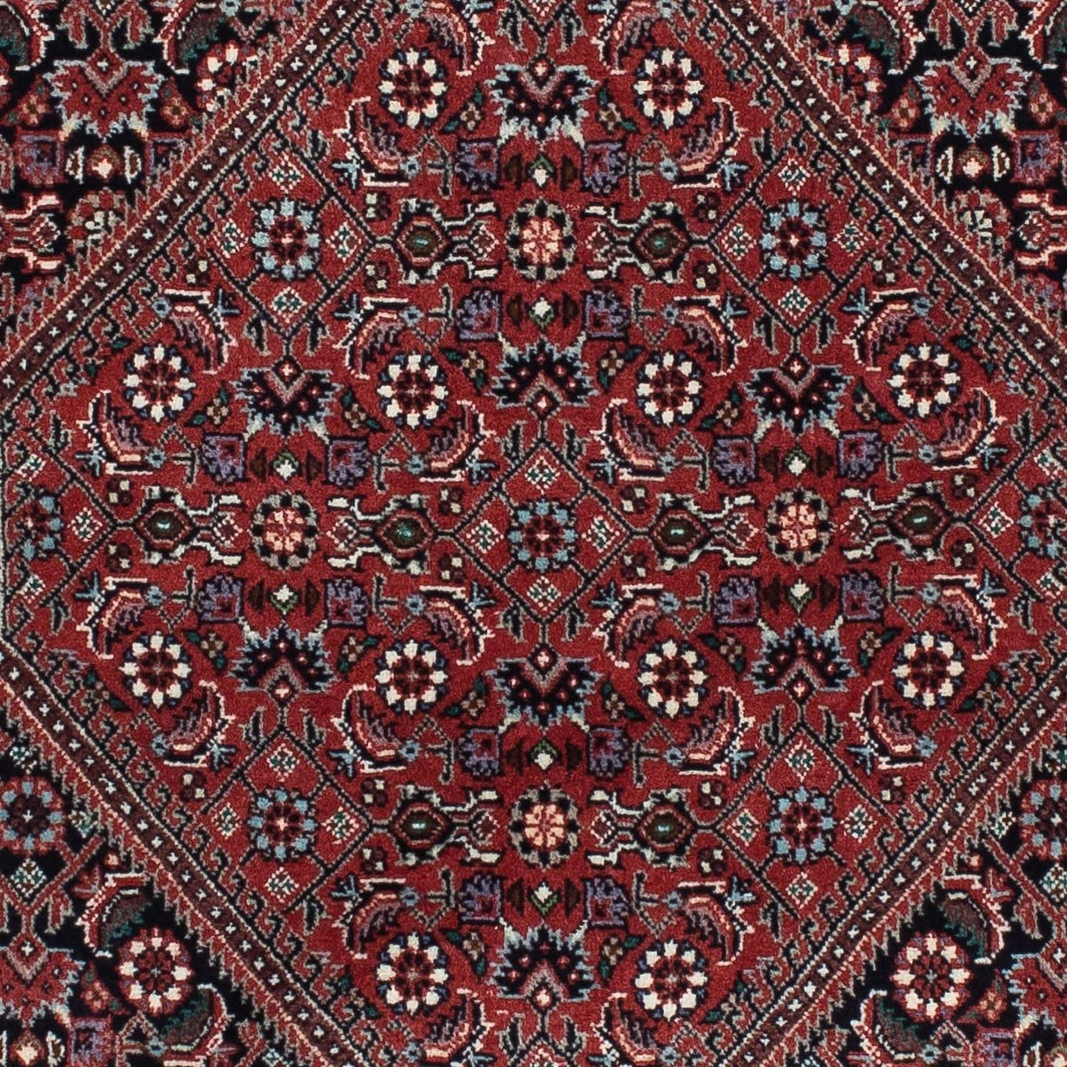 Alfombra de pasillo Alfombra persa - Bidjar - 217 x 73 cm - azul oscuro