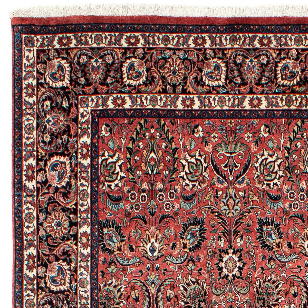 Alfombra persa - Bidjar - 293 x 200 cm - rojo claro