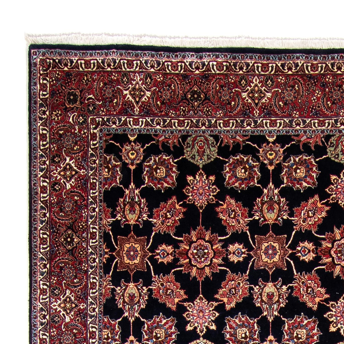 Alfombra persa - Bidjar - 350 x 255 cm - azul oscuro