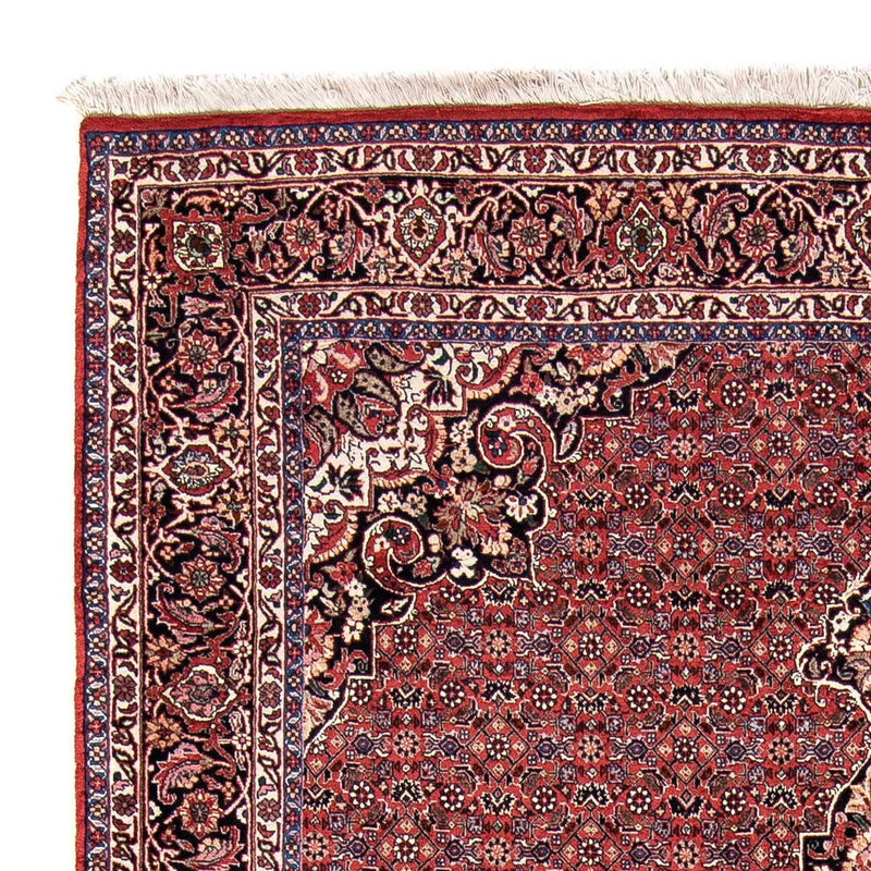 Alfombra persa - Bidjar - 230 x 175 cm - rojo oscuro