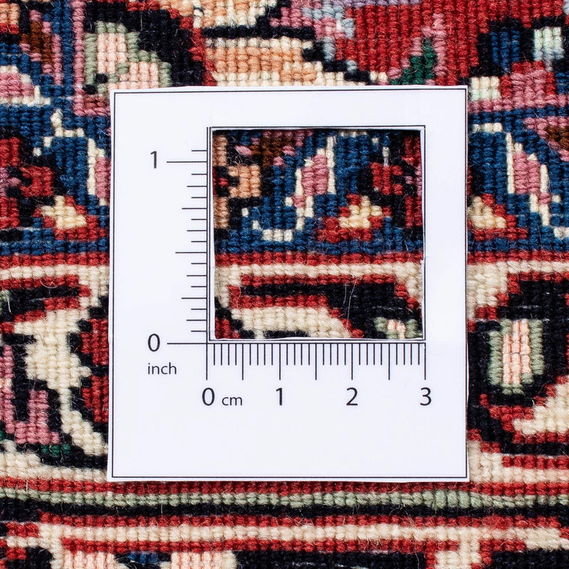 Alfombra persa - Bidjar - 230 x 175 cm - rojo oscuro