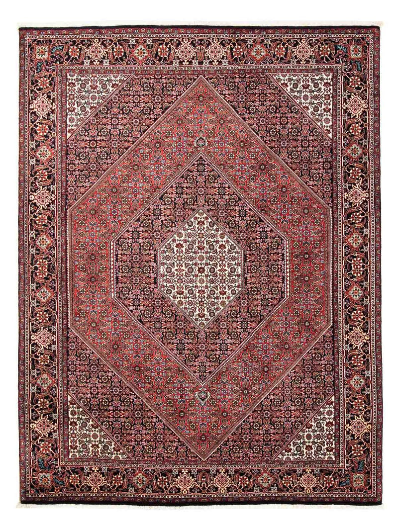 Alfombra persa - Bidjar - 234 x 168 cm - rojo claro