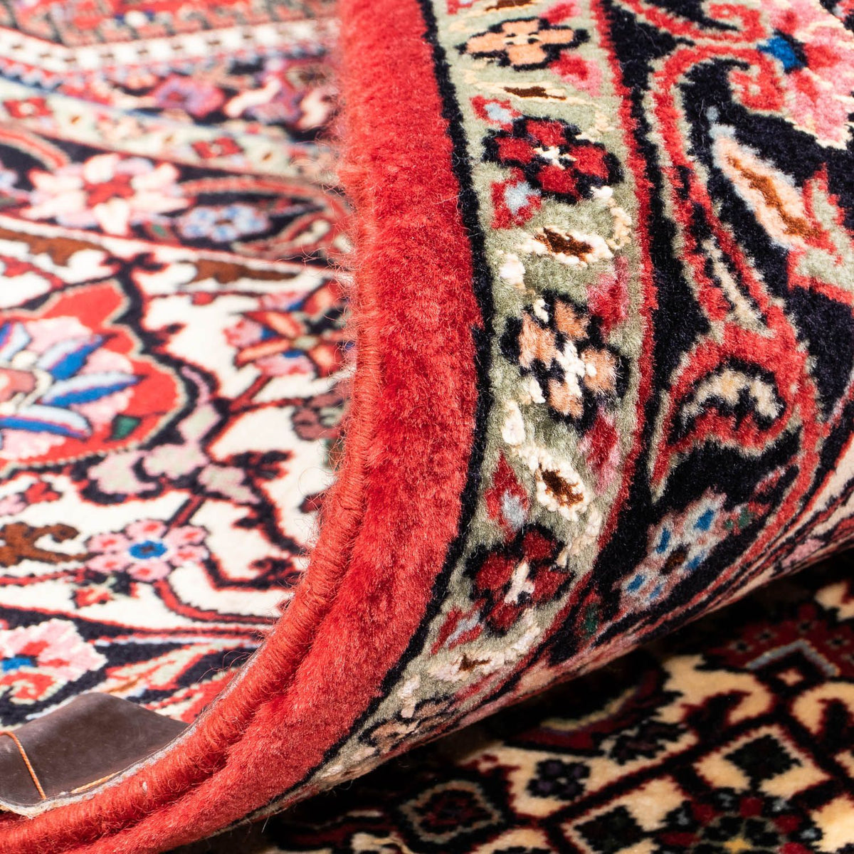 Alfombra persa - Bidjar - 360 x 250 cm - rojo oscuro