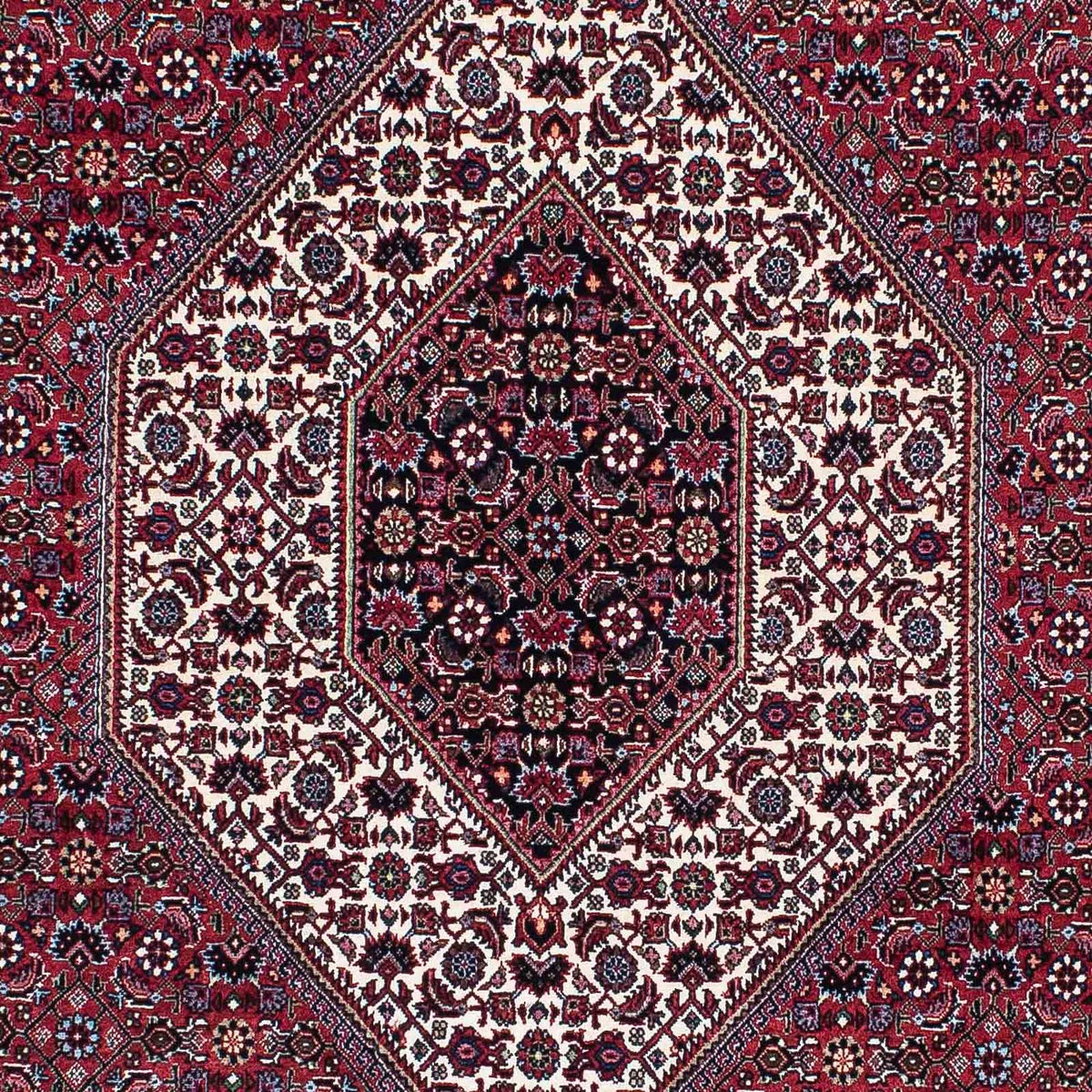 Alfombra persa - Bidjar - 205 x 130 cm - rojo oscuro