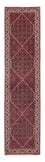 Alfombra de pasillo Alfombra persa - Bidjar - 350 x 83 cm - rojo oscuro