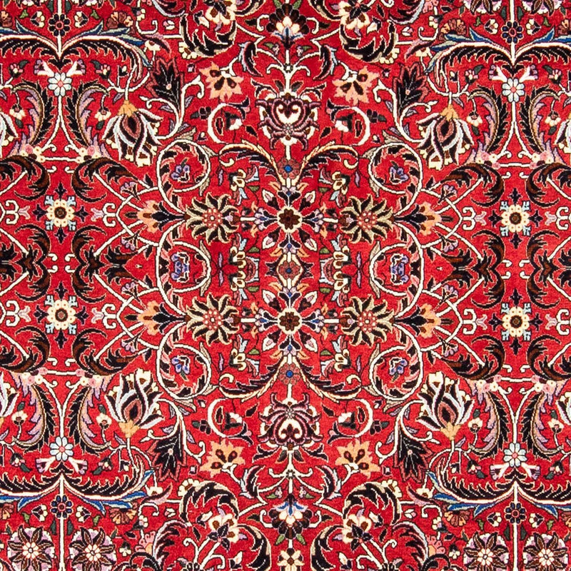 Alfombra persa - Bidjar - 242 x 175 cm - rojo oscuro