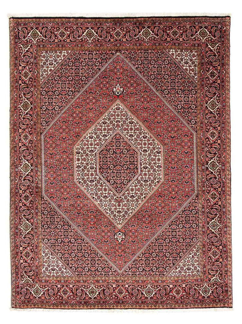 Alfombra persa - Bidjar - 238 x 172 cm - rojo claro