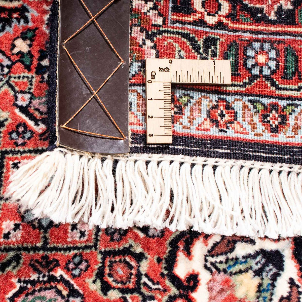 Alfombra persa - Bidjar - 238 x 172 cm - rojo claro