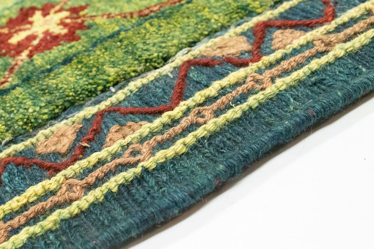 Alfombra Kelim - Oriental - 205 x 147 cm - verde