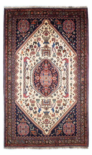 Alfombra Gabbeh - Persa Kashkuli - 263 x 158 cm - beige