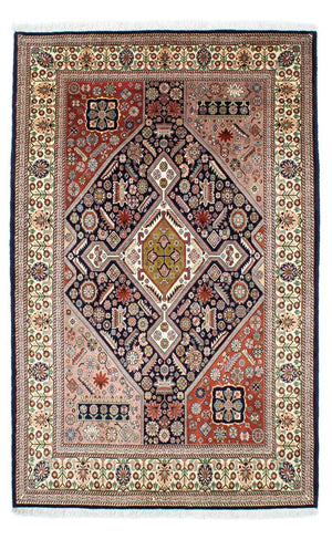 Alfombra Gabbeh - Persa Kashkuli - 227 x 145 cm - azul oscuro