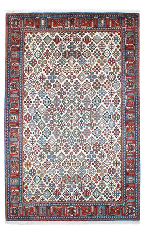 Alfombra Gabbeh - Persa Kashkuli - 241 x 159 cm - beige