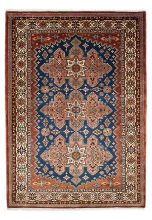 Alfombra Gabbeh - Persa Kashkuli - 242 x 173 cm - rojo oscuro