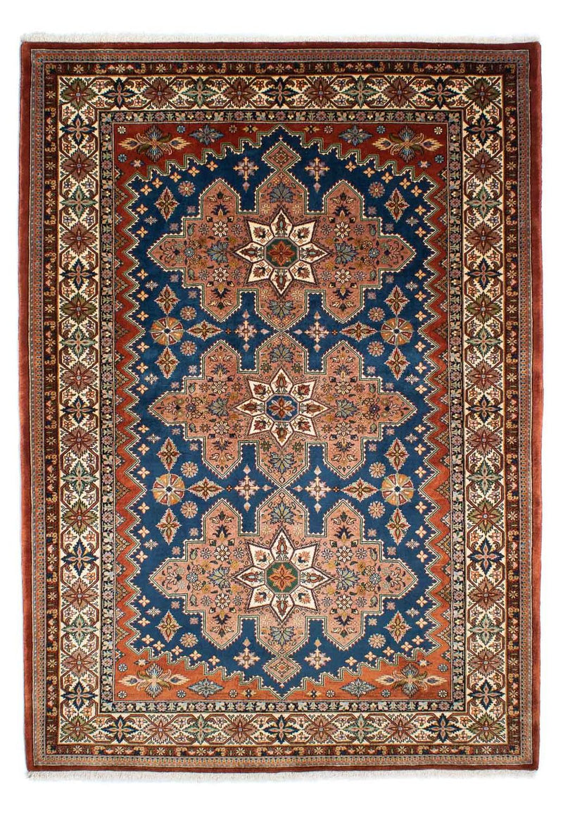 Alfombra Gabbeh - Persa Kashkuli - 242 x 173 cm - rojo oscuro