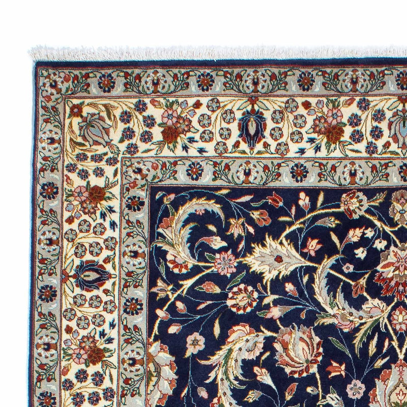 Alfombra Gabbeh - Persa Kashkuli - 248 x 177 cm - azul oscuro