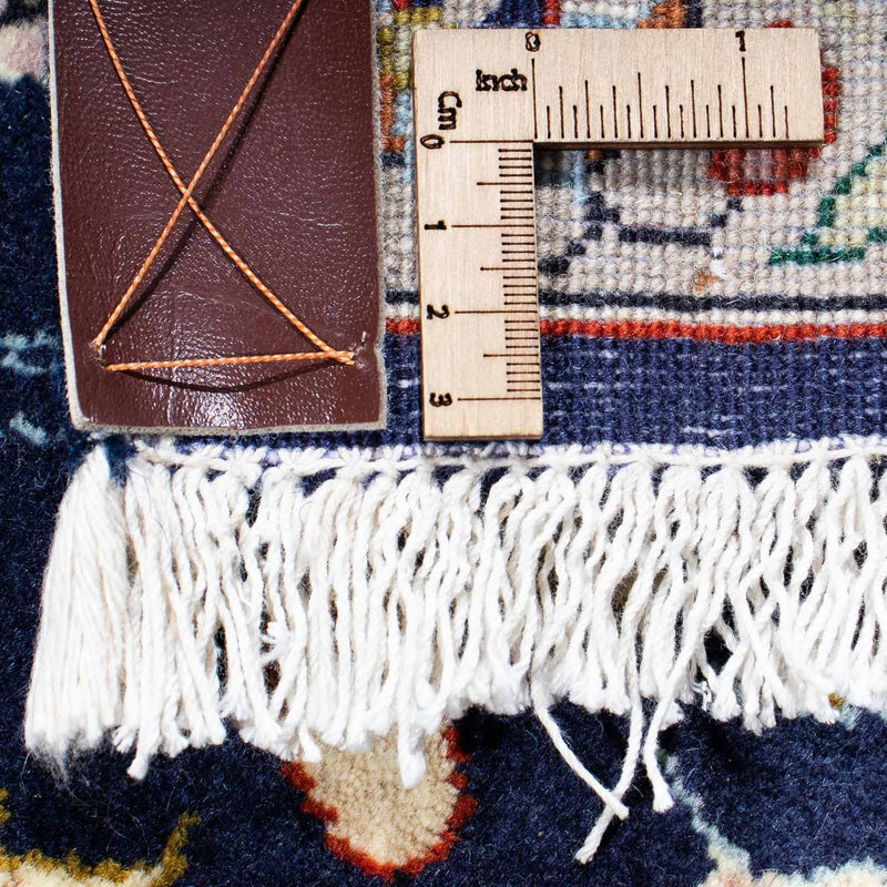 Alfombra Gabbeh - Persa Kashkuli - 248 x 177 cm - azul oscuro