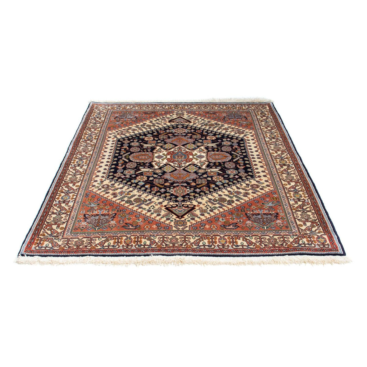 Alfombra Gabbeh - Persa Kashkuli - 180 x 145 cm - azul oscuro