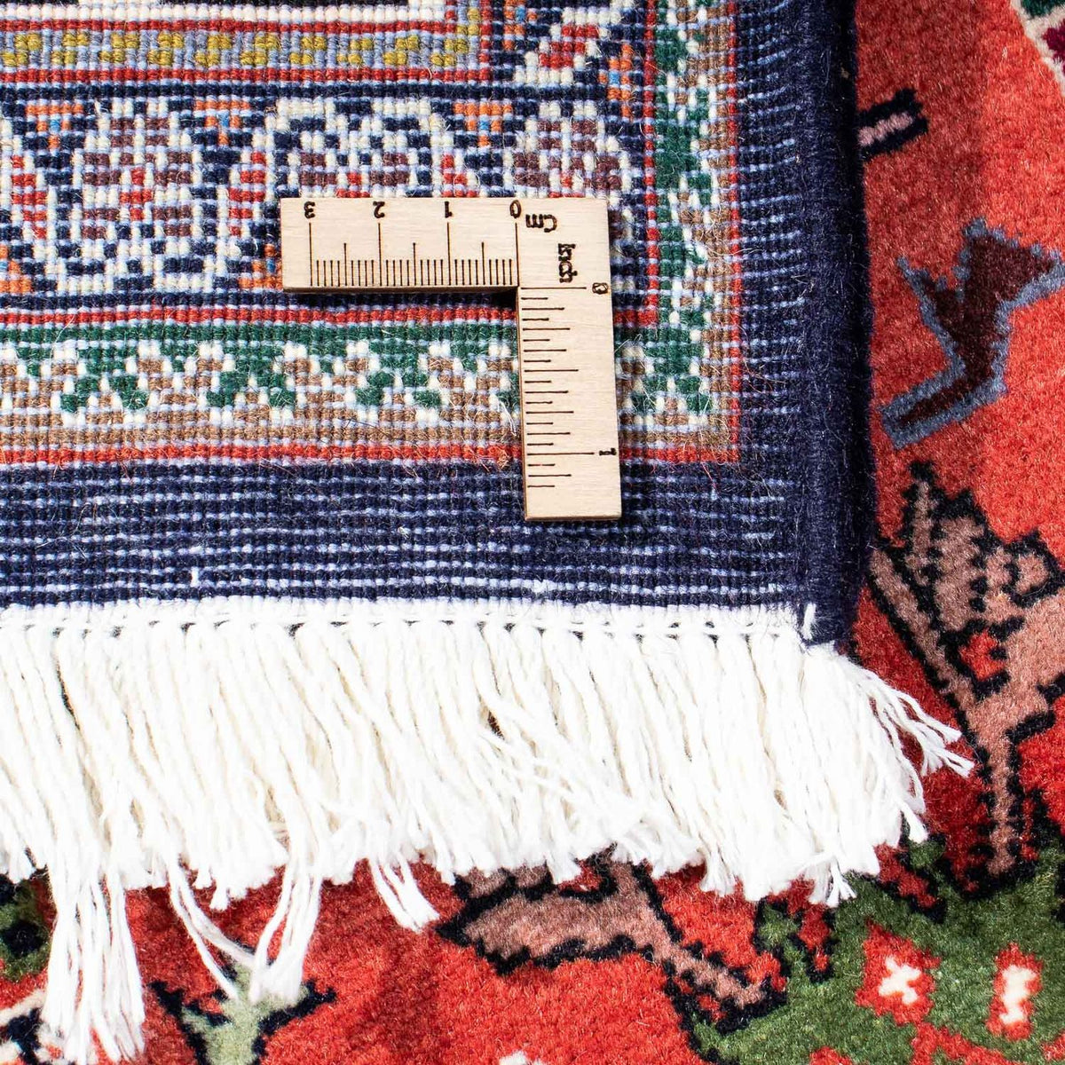 Alfombra Gabbeh - Persa Kashkuli - 245 x 172 cm - azul oscuro