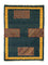 Alfombra Gabbeh - Loribaft Persa - 143 x 102 cm - verde