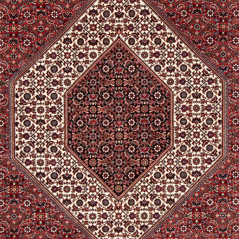 Alfombra persa - Bidjar - 249 x 174 cm - rojo oscuro
