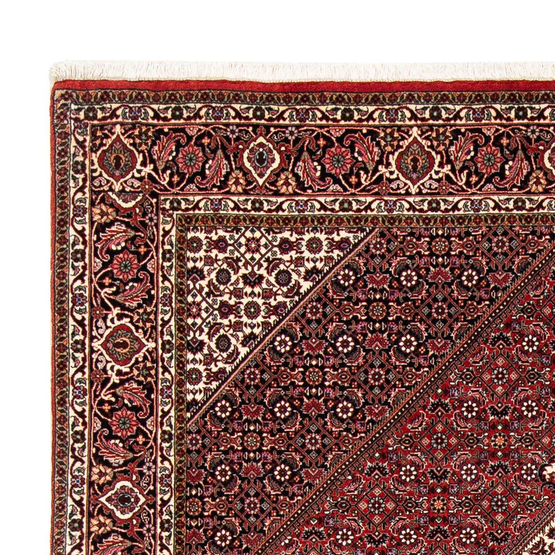 Alfombra persa - Bidjar - 249 x 174 cm - rojo oscuro