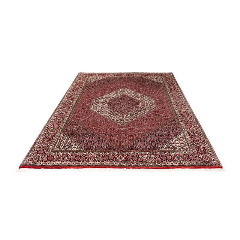 Alfombra persa - Bidjar - 249 x 174 cm - rojo oscuro