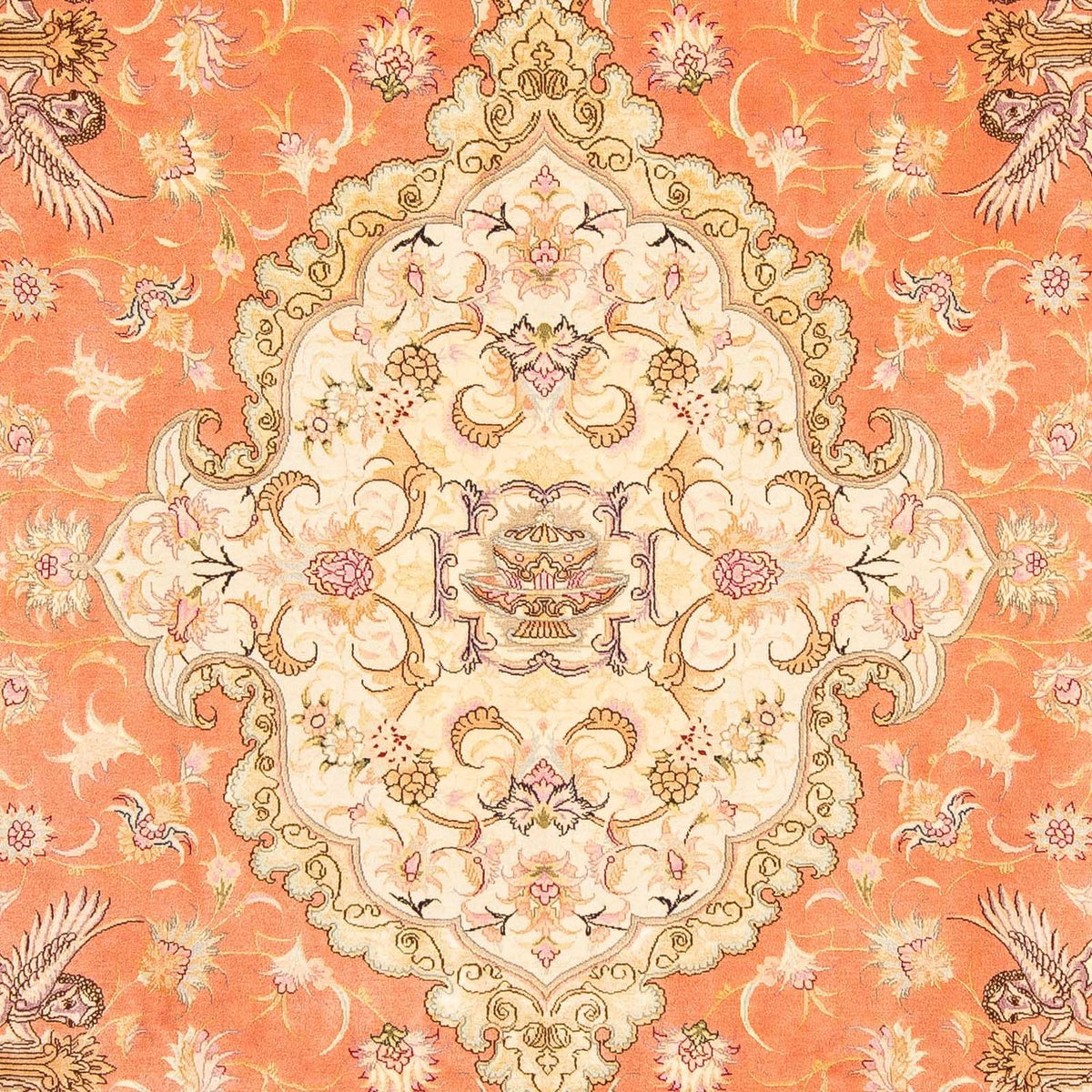 Alfombra Persa - Tabriz - Real - 304 x 200 cm - beige