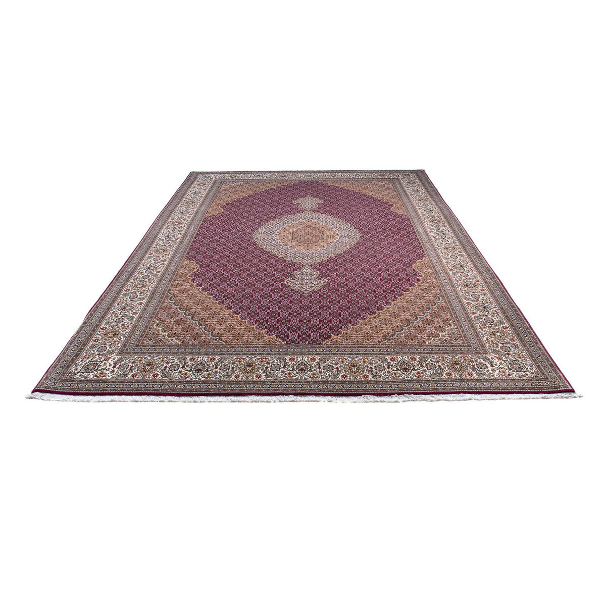 Alfombra persa - Tabriz - 306 x 205 cm - púrpura