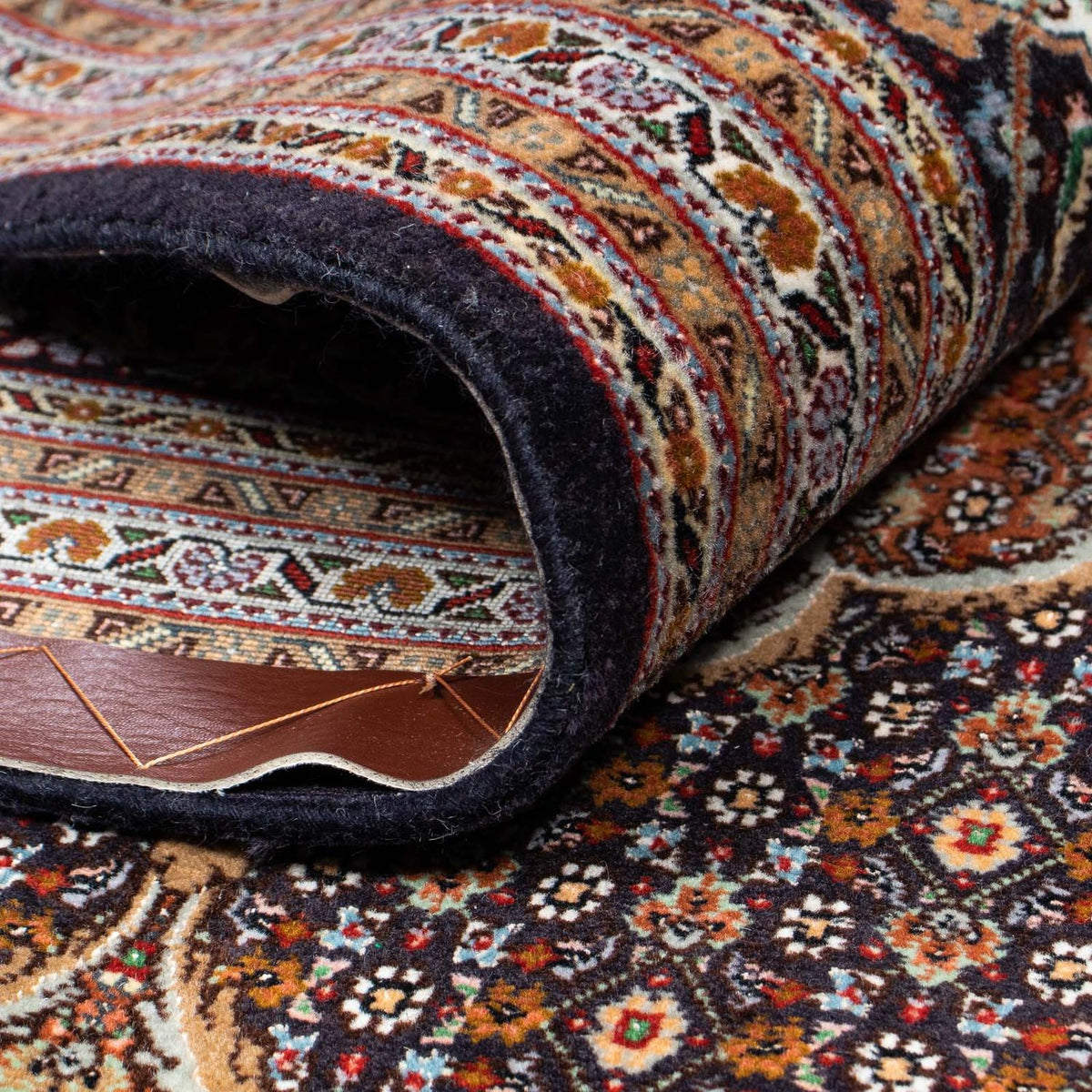 Alfombra persa - Tabriz - 360 x 253 cm - marrón oscuro
