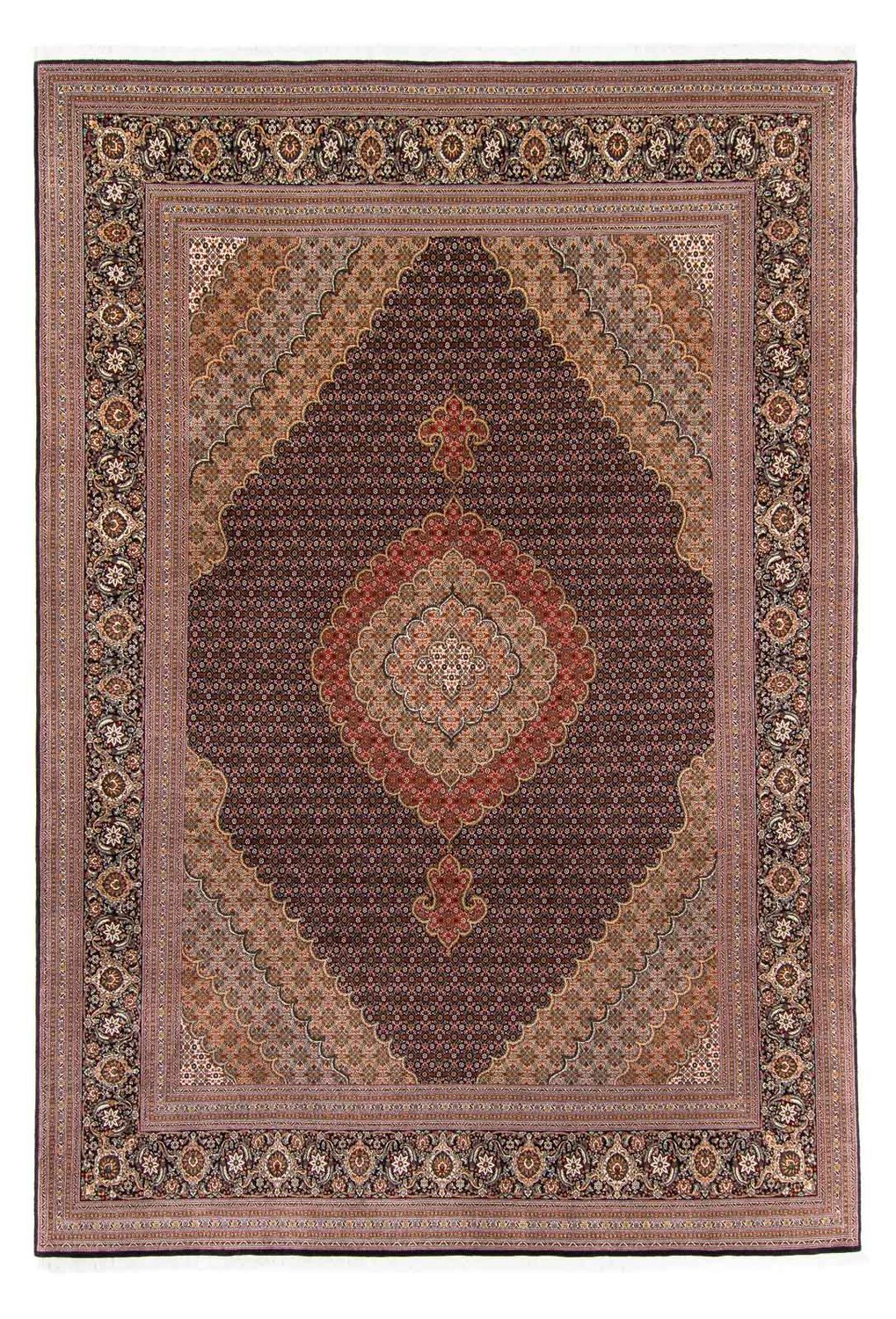 Alfombra persa - Tabriz - 370 x 250 cm - marrón