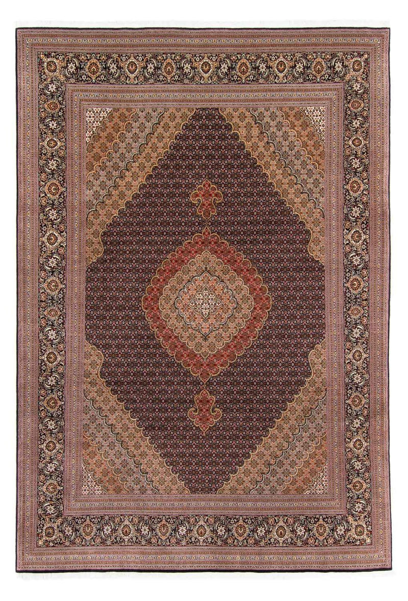 Alfombra persa - Tabriz - 370 x 250 cm - marrón
