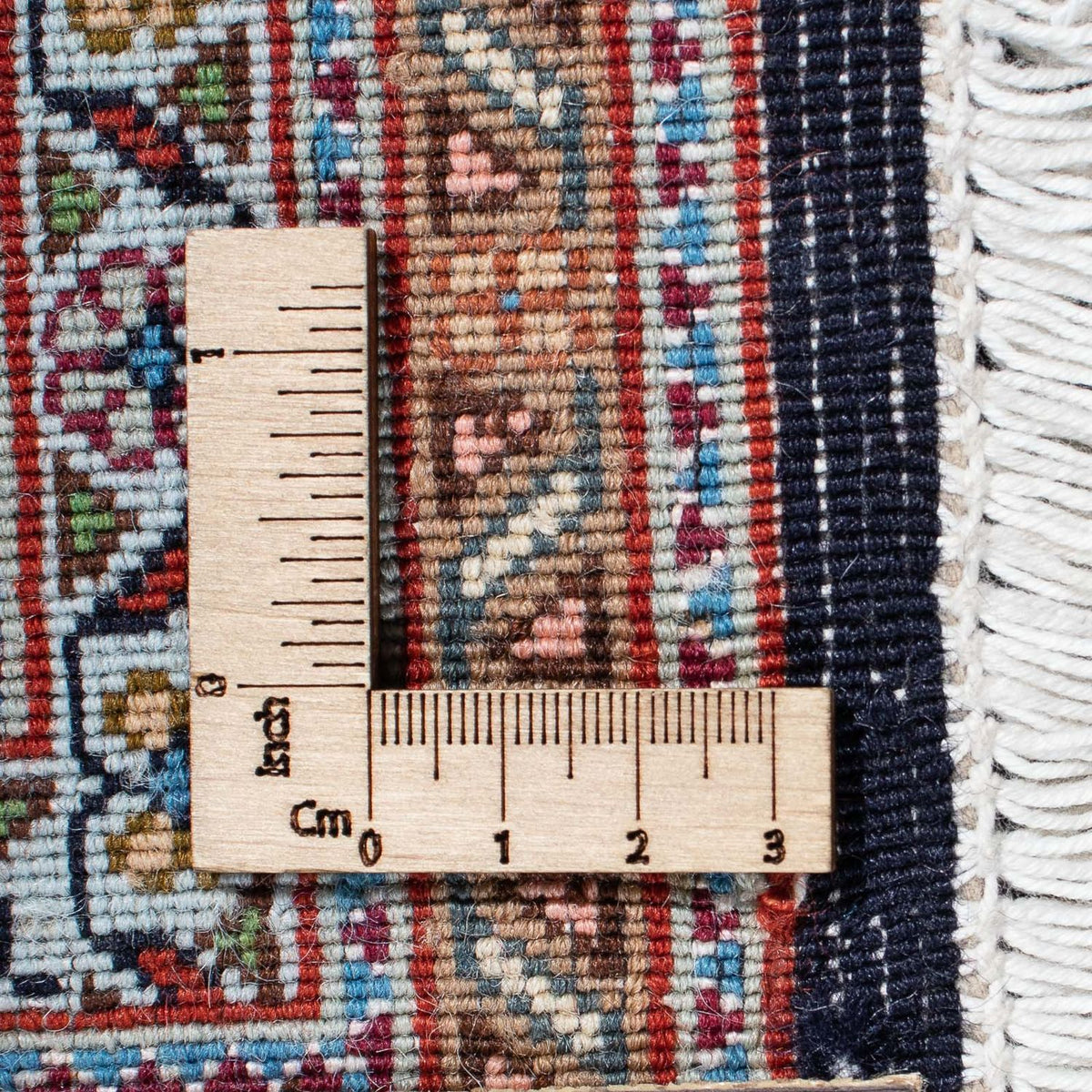 Alfombra persa - Tabriz - 297 x 205 cm - azul oscuro