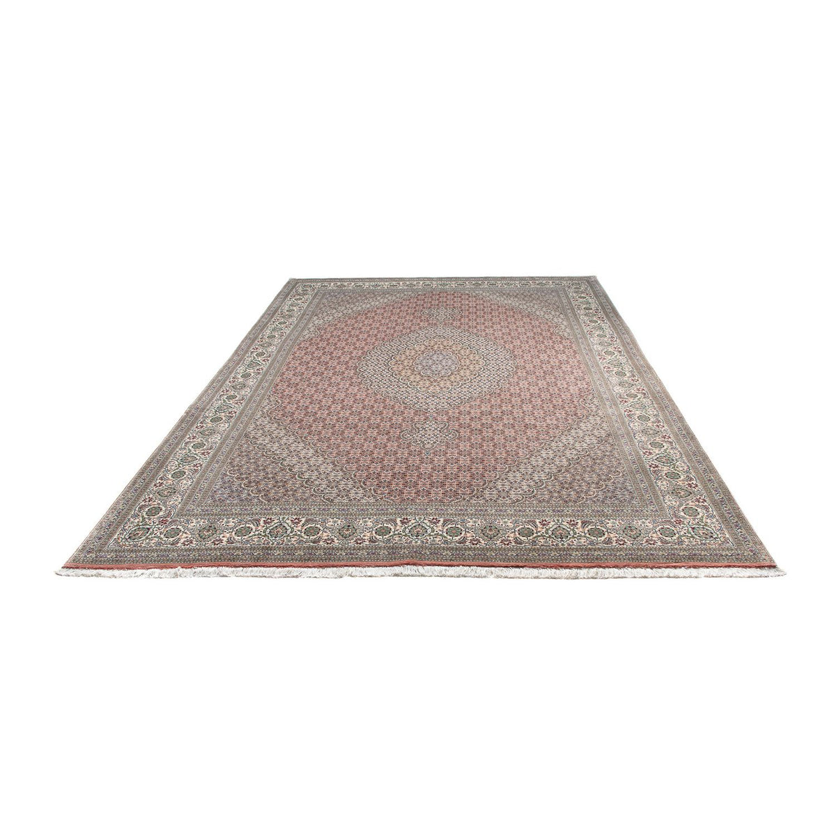 Alfombra persa - Tabriz - 292 x 200 cm - rojo claro