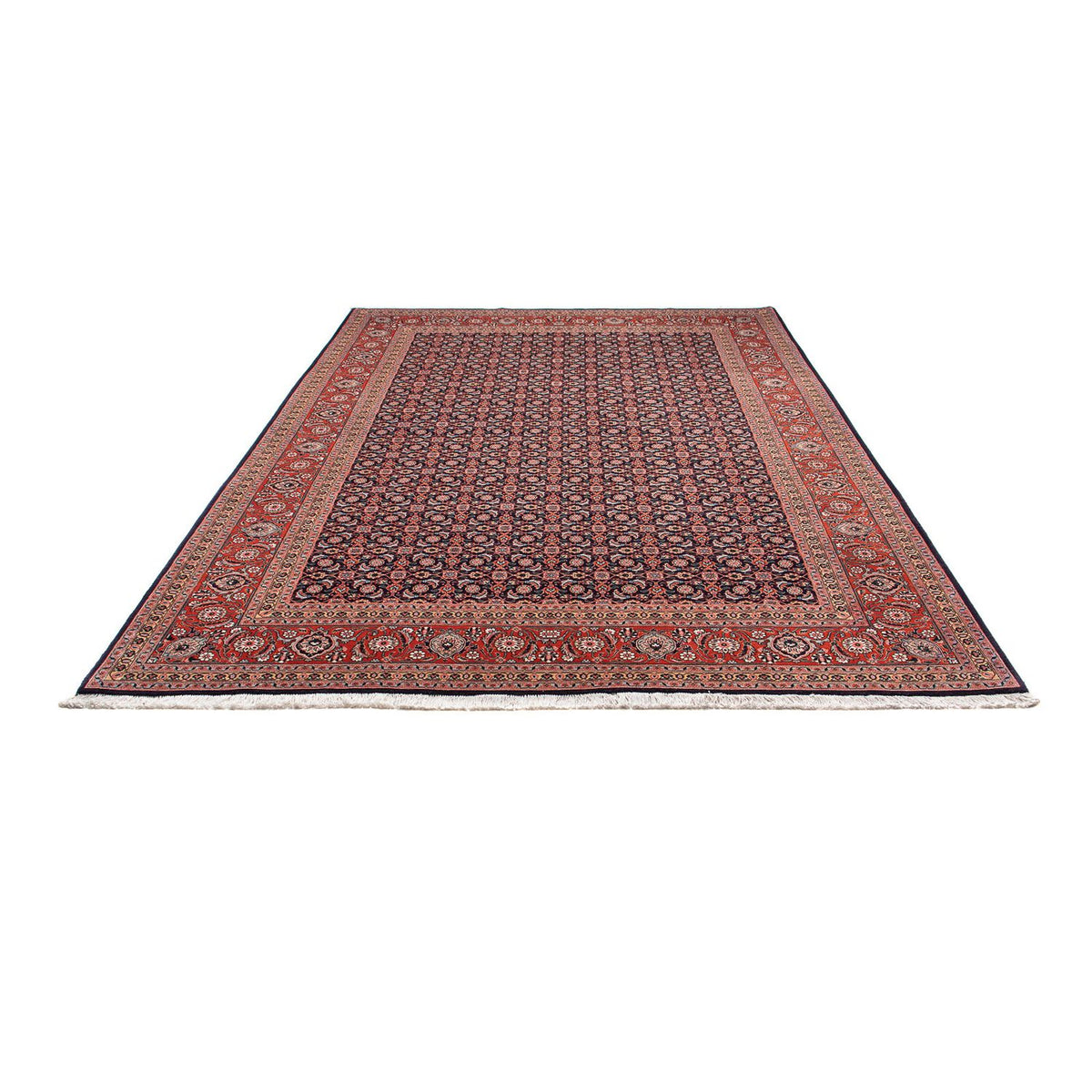 Alfombra persa - Tabriz - 295 x 202 cm - azul oscuro